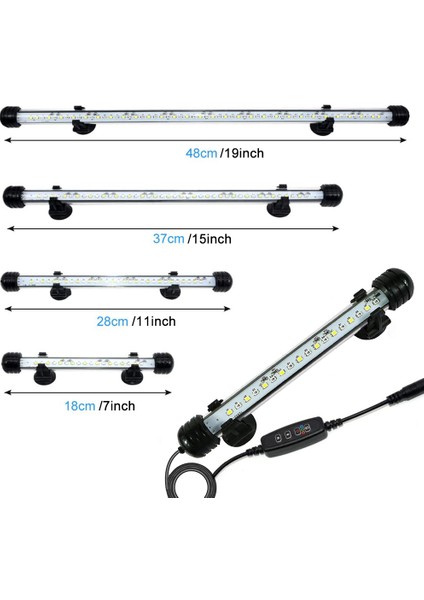 18CM 18LEDS Au Fiş Stili cm Akvaryum Işığı Dalgıç LED Tank Işığı Zamanlayıcı Otomatik Sualtı Balık Lambası Akvaryumlar Dekorasyon Aydınlatma Bitki Lambası (Yurt Dışından) fiyatları