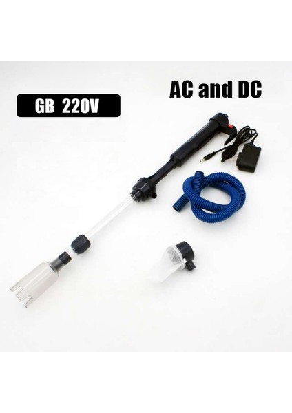 Bir Stil Elektrikli Akvaryum Çakıl Temizleyici Güçlü Emiş Akvaryum Elektrikli Süpürge Işletilen Balık Tankı Kum Yıkayıcı Vakum Çakıl #4 (Yurt Dışından)