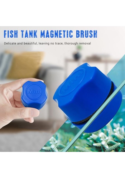3 Beyaz Stil Sıcak Mini Akvaryum Balık Tankı Manyetik Temiz Yüzen Cam Fırça Algı Sıyırıcı Eğri Cam Temizleyici Pencere Mıknatıs Temizleme Aracı (Yurt Dışından) fırsatları