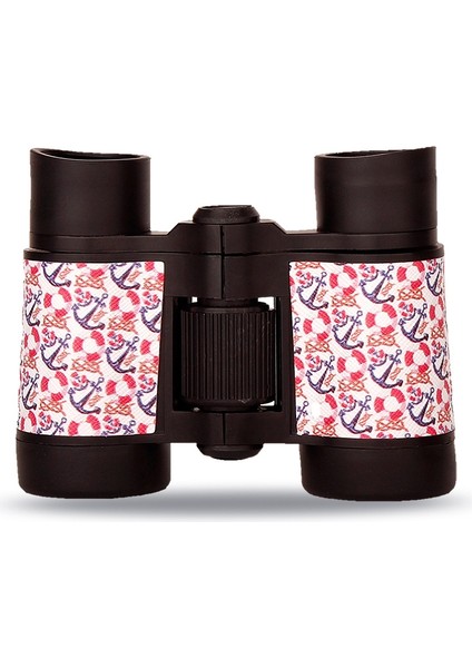 4X30 Binocular Tescope For Children (Pirate Ship - Red And Blue) (Yurt Dışından)