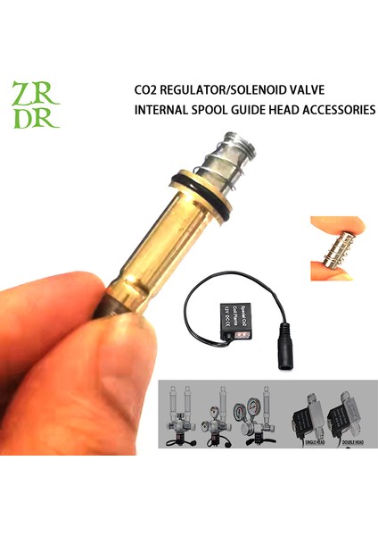 C Stili Zrdr Akvaryum Co2 Regülatör Basınç Düşürücü Valf-Solenoid Valf Bobin Kılavuzu Co2 Aksesuarları (Yurt Dışından) fırsatları