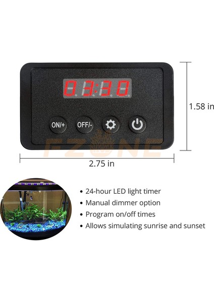 S2-Pro Stili Akıllı LED Zamanlayıcı Kontrol Cihazı Sonsuz Değişken Dimmer Güneş Batış Modeliyle Uyumlu LED Aydınlatma (Yurt Dışından)