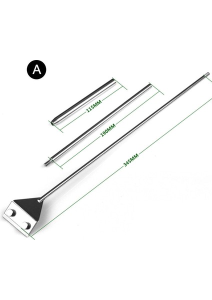 65CM Tarzı Akvaryum Cam Temizleyici Set Paslanmaz Çelik Akvaryum Balık Tankı Yosun Kazıyıcı Su Bitkileri Yosun Kazıyıcı Jilet Çim (Yurt Dışından)