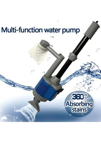 Ab Fiş Adaptörü Stili 20W-110V Elektrikli Akvaryum Balık Tankı Su Değiştirme Pompası Akvaryum Temizleme Aracı Su Değiştirici Çakıl Temizleyici Sifon Filtre Pompası (Yurt Dışından) modelleri