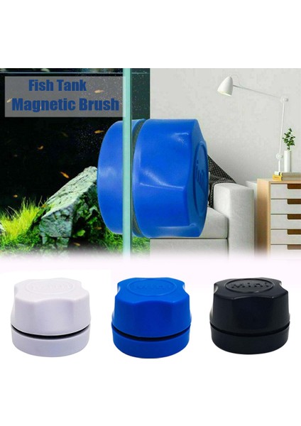 Siyah Stil Akvaryum Balık Tankı Manyetik Temiz Fırça Cam Yosunu Temizleyici Temizleyici Süpürge Fırça (Yurt Dışından) fiyatları