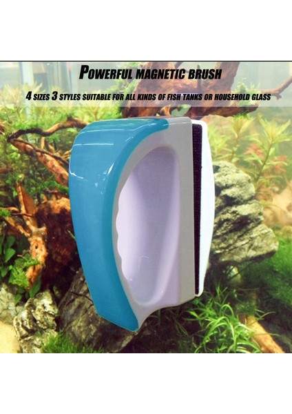 Mini Tarzı Manyetik Akvaryum Balık Tankı Cam Yosun Temizleyici Pencere Temizleyici Sünger Temiz Fırça Yüzen Çiziksiz Kaymaz Manyetik (Yurt Dışından) fiyatları