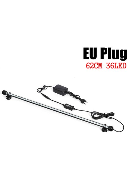 62CM Tarzı cm Akvaryum Işık Bitki Lambası 220V Rgb LED Akvaryum Balık Tankı Işık Bluetooth Uygulama Kontrolü Sualtı Balık Lambası (Yurt Dışından)