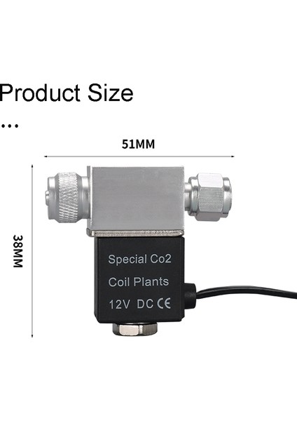 05A-100-240V Stili Ingiltere Fişi Zrdr Akvaryum Co2 Solenoid Valf Regülatör Düşük Sıcaklık Co2 Akvaryum Balık Tankı Elektrik Manyetik Valf Ab Abd DC12V (Yurt Dışından) fırsatları