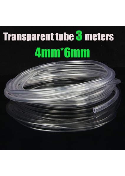 Pvc 3 Metre Tarzı Akvaryum Co2 Sistem Ekipman Aksesuarları Co2 Yağa Dayanıklı Yüksek Basınçlı Balık Tankı Özel Boru Pu Boru Iç Çap - (Yurt Dışından)