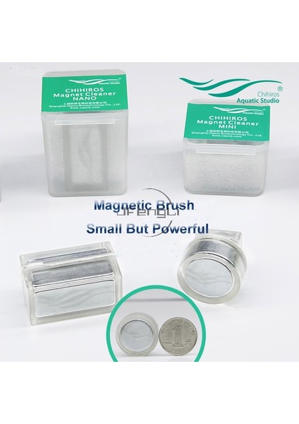 1 Adet Nano 8 10MMCAM Tarzı Akvaryum Bitki Mercan Balık Tankı Için Chihiros Fırça Algi Temizleme Manyetik Temizleyici Fırça Mini Nano Güçlü Fırça (Yurt Dışından)