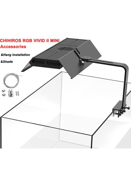 Kablo Stiline Asın Chihiros Rgb Vıvıd Iı Mını Aksesuarlar Gölge Akvaryum Askı Kiti ve Gölge LED Işık Akıllı Bluetooth Uygulama Kontrol Bitki LED (Yurt Dışından)