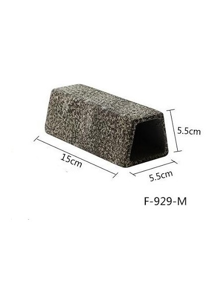 F-929-M Stili Akvaryum Mor Kum Seramik Kavanoz Karides Evi Heteromorfik Üreme Potu Gizleme Dekorasyon Su Filtreleme Balık Dinlenme Seramik Pot (Yurt Dışından)