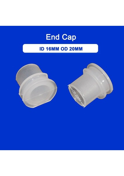 Kap Stilini Bitir Nuonuo 2 Adet Paket Kendin Yap 20MM Şeffaf Rae Akvaryum Filtre Tankı Dışarıya Doğru Püskürtme Yağmur Barı Harici (Yurt Dışından)