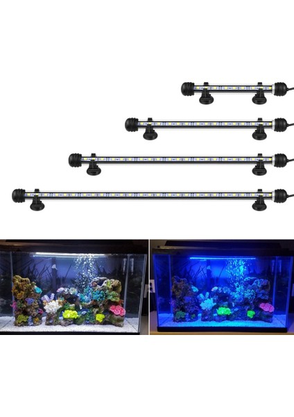 19CM Beyaz Stil 9cm 29CM 39CM 49CM Akvaryum LED Balık Tankı Lambası LED Tüp Ampulü Işıklı Barış Su Geçirmez Eu Fişi (Yurt Dışından) fırsatları