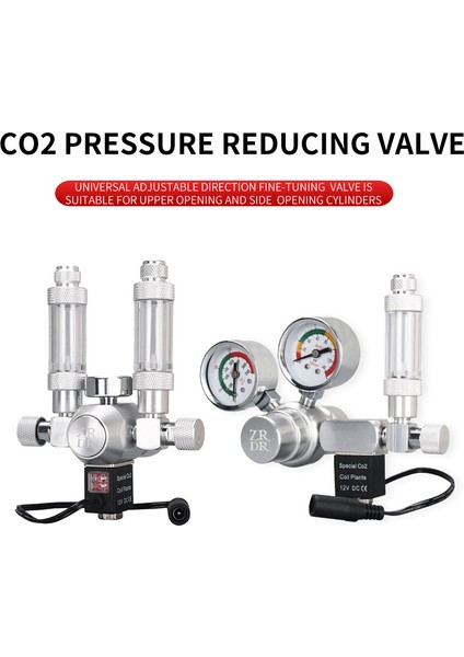 R101 Stili G5-8-Abd Zrdr Co2 Regülatörü Valf Manyetik Solenoid Kontrol Akvaryum Balon Sayacı Balık Tankı Aracı Basınç (Yurt Dışından)