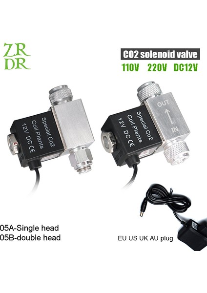 05A-100-240V Stili Au Fişi Zrdr Akvaryum Co2 Manyetik Vana Regülatörü Düşük Sıcaklık Co2 Akvaryum Balık Tankı Elektrikli Manyetik Vana Ab Abd DC12V (Yurt Dışından) indirimleri