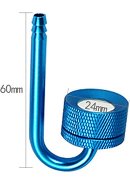 Mavi Stil Alüminyum Alaşımlı Akvaryum Karbon Dioksit Co2 Difüzör Reaktör U-Boru Kontrol Valf Akvaryum Akvaryum Balık Su Tankı Malzemeleri Aracı (Yurt Dışından)