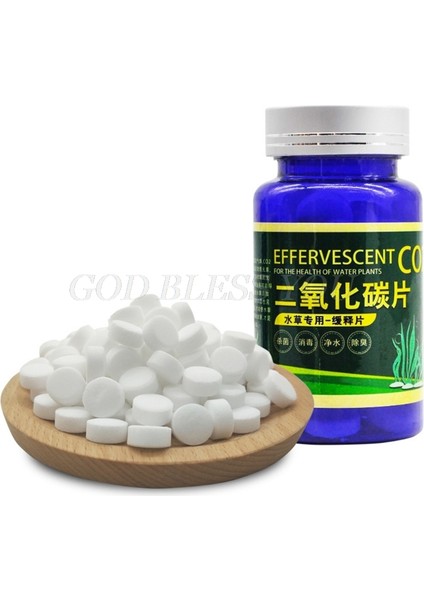 Akvaryum Co2 Tablet Karbon Dioksit Difüzörü Co2 Reaktörü Suda Bitkileri Ot Gras Yavaş Salım Için Fish Tank (Yurt Dışından)