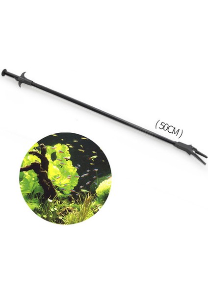 Beyaz Stil 50CM 50CM Temizlik Aracı Plastik Pens Dişli Tank Düz Maşa Forseps Kelepçe Akvaryum Temizleme Kelepçesi Bitki Budama Maşası (Yurt Dışından) fiyatları