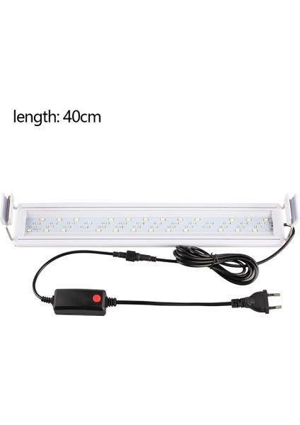 40CM Ab Tarzı Akvaryum Işıklı LED Su Geçirmez Balık Tankı Işık Sualtı Balık Lambası Akvaryumlar Dekorasyon Aydınlatma Bitki Lambası cm 220V Ab Güç (Yurt Dışından)