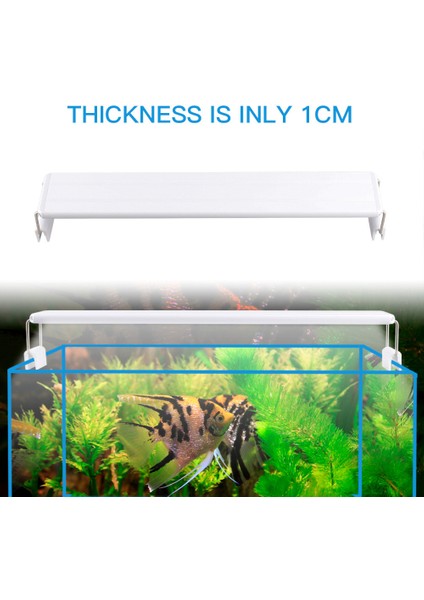 40CM Ab Tarzı Akvaryum Işıklı LED Su Geçirmez Balık Tankı Işık Sualtı Balık Lambası Akvaryumlar Dekorasyon Aydınlatma Bitki Lambası cm 220V Ab Güç (Yurt Dışından) indirimleri