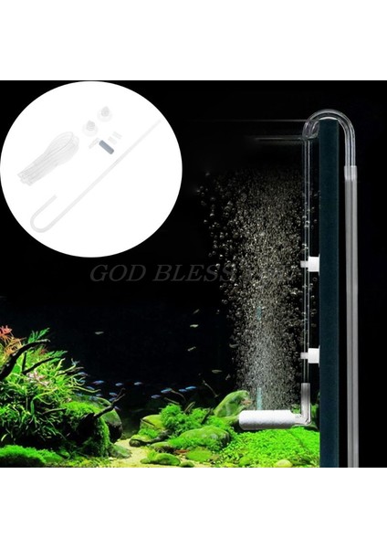 Akvaryum Co2 Sistemi Difüzör Derece Kontrol Valfı Akrilik Boru Emme ile (Yurt Dışından)