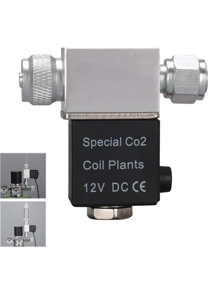 Ab-1 Tarzı Akvaryum Co2 Sistemi Regülatörü Için 12V Çıkışlı Solenoid Valf Bağlantı Tüpü Kabarcık Sayacı Çift Başlı Gürültüsüz Düşük Sıcaklık (Yurt Dışından)