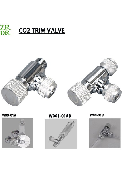 W00-02A Stili Akvaryum Co2 Tek Yönlü Kabarcık Regülatörü Difüzör Tek Başlı Çift Başlı Iğne Valf Regülatörü Balık Tankı Co2 Sistem Aksesuarları (Yurt Dışından)