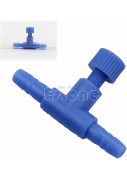 1 Adet 4mm Akvaryum Balık Tankı Ayar Hava Hattı Boru Hacmi Akış Kontrol Valfi Su Pompaları Balık (Yurt Dışından)