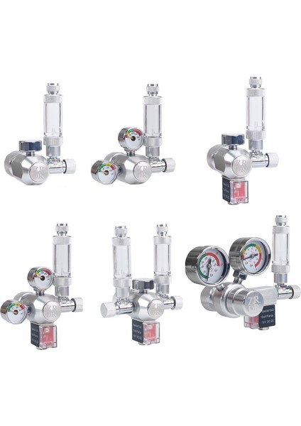 R101 Stili W218 DC12V Zrdr DC12V Akvaryum Co2 Regülatörü Kontrol Vanası Balon Sayacı Manyetik Solenoid Valf 360° Ince Ayar Valfı Karbon Dioksit (Yurt Dışından) fiyatları