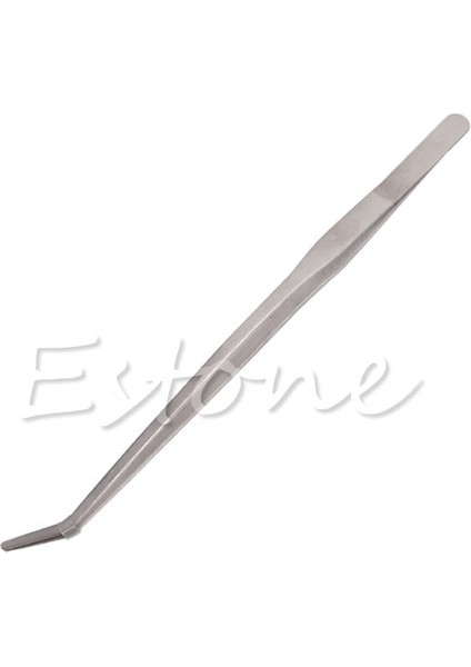 Dirsek Stili 27CM Akvaryum Canlı Tank Eğri Bitki Uzun Maşa Paslanmaz Çelik Penset cm (Yurt Dışından)