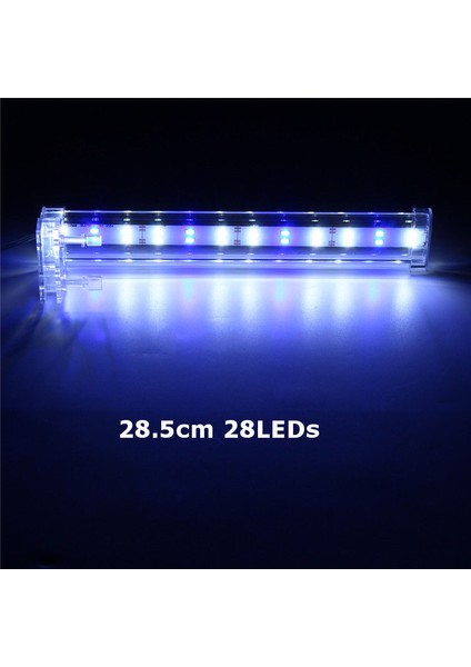 D30 Stili LED Akvaryum Işığı Kelepçe Bitki Büyüme Balık Tankı Aydınlatma Mavisi Beyaz Lamba 220V (Yurt Dışından)