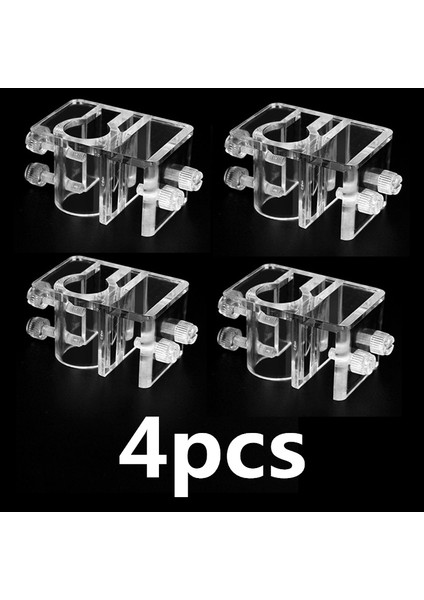 Akrilik 4 Adet Tarzı Paslanmaz Çelik Akrilik Balık Tankı Giriş ve Çıkış Su Boru Sabitleme Klipsi mm Boru Çapı (Yurt Dışından)