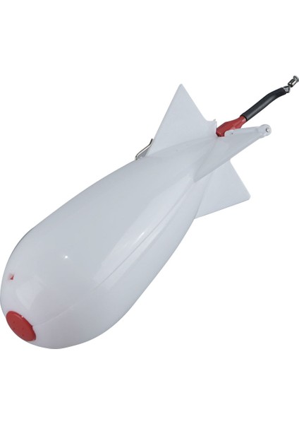 Beyaz Stil Büyük 19CM Balıkçılık Spomb Roket Şekilli Spod Balık Tutucu Yemleyici Karides Yuvası Yem Aracı Balıkçılık Aksesuarı MOUN777 (Yurt Dışından) indirimleri