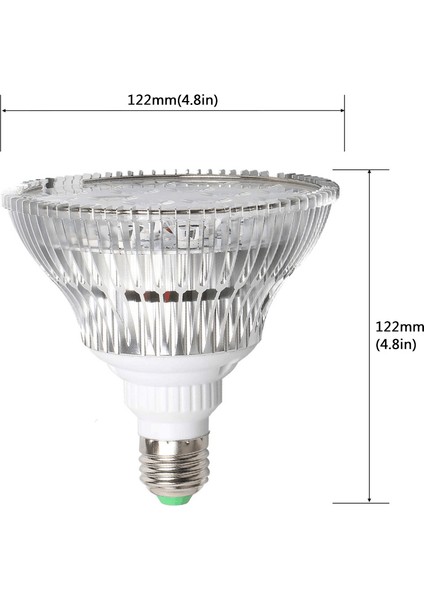 Tek Tutucu Ab Fiş Stili E27 Lamba Klipsi ile LED Akvaryum Aydınlatma PAR38 Ampulü Mercan Resif Balık Tuzlu Tatlı Su Nano Tank Bitki Büyüme LED (Yurt Dışından)