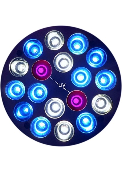 Tek Tutucu Ab Fiş Stili E27 Lamba Klipsi ile LED Akvaryum Aydınlatma PAR38 Ampulü Mercan Resif Balık Tuzlu Tatlı Su Nano Tank Bitki Büyüme LED (Yurt Dışından)