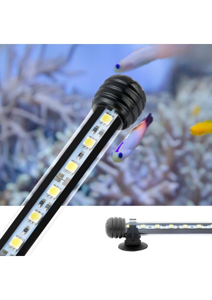 48CM Beyaz Ingiltere Stili Abd Ab Takı Eu Takı Akvaryum Işık LED Su Geçirmez Balık Tankı Beyaz Işık Su Altı Balık Lambası Akvaryumlar Dekor Lambası cm Ac (Yurt Dışından) indirimleri