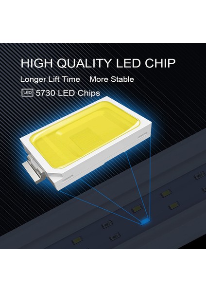 18CM Tarzı Su Geçirmez Klipsli cm LED Akvaryum Işığı Büyüme Işığı Süper Ince Mavi Beyaz Balık Tankı Suda Bitki Lambası Uzatılabilir Avrupa Fişi (Yurt Dışından)