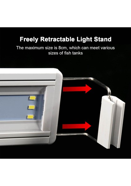 8W Tarzı 3 Renkli LED Akvaryum Aydınlatma Balık Tankı Su Bitkileri Büyüme Lambası Su Geçirmez Parlak Klipsli Lambalar Akvaryum Dekorasyon 7 (Yurt Dışından) fırsatları