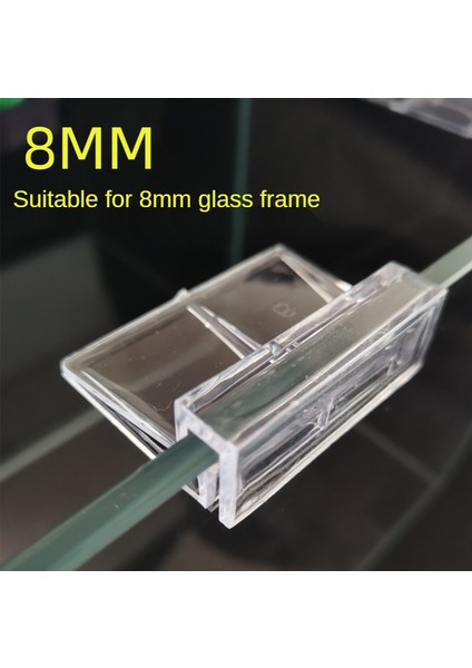 8mm Tarzı 4 Adet Balık Akvaryumu Balık Tankı Akrilik Kelepçe Cam Kapağı Destek Tutucuları mm Akvaryum Aksesuarları (Yurt Dışından)