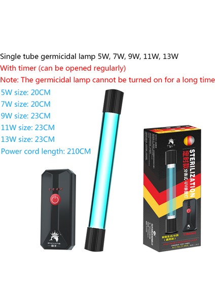 Eski 7W Tarzı 100-110V Abd Fişi Akvaryum Balık Tankı Uv Dalga Dezenfeksiyonu Lambası Zamanlı Dezenfektan Lamba (Yurt Dışından)