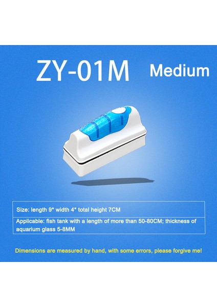ZY-02M Stili Manyetik Akvaryum Balık Tankı Fırçaları Manyetik Fırça Akvaryum Balık Tankı Cam Yosun Temizleyici Yüzen Eğri Sünger Araçları (Yurt Dışından) fırsatları