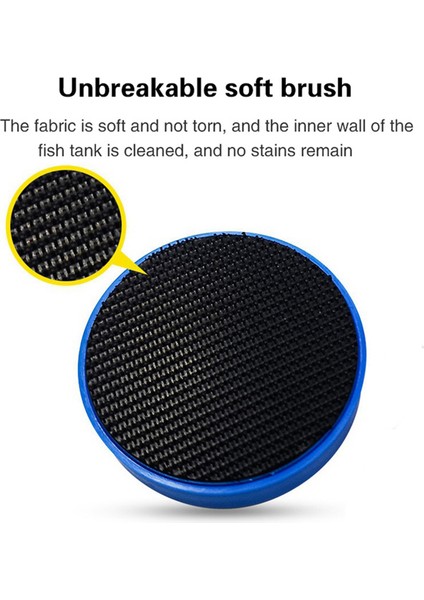 Mavi Stil Akvaryum Manyetik Fırça Cam Yüzen Yosun Temizleyici Eğri Cam Temizleyici Mıknatıs Aracı Balık Tankı Cam Temizleme Mıknatısı (Yurt Dışından) fırsatları