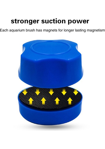 Mavi Stil Akvaryum Manyetik Fırça Cam Yüzen Yosun Temizleyici Eğri Cam Temizleyici Mıknatıs Aracı Balık Tankı Cam Temizleme Mıknatısı (Yurt Dışından) indirimleri