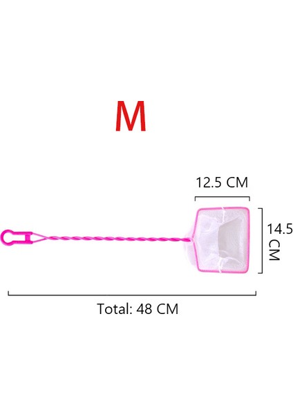 M Tarzı 1 Pratik Akvaryum Balık Tankı Aksesuarı Için Av Ağı 3 Boyut S M L Balıklar Karidesler Yakalama Aksesuarları (Yurt Dışından)