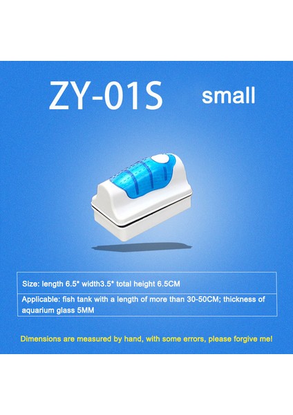 ZY-01S Stili Manyetik Akvaryum Balık Tankı Fırçaları Manyetik Fırça Akvaryum Balık Tankı Cam Yosun Temizleyici Yüzen Eğri Sünger Araçları (Yurt Dışından)