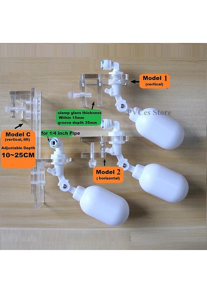 Model 1 Stili 1 Adet Dayanıklı Balık Tankı Hidratasyon Cihazı Otomatik Su Dolumu Yüzer Top Valf Akvaryum Su Seviye Kontrol Cihazı (Yurt Dışından) modelleri