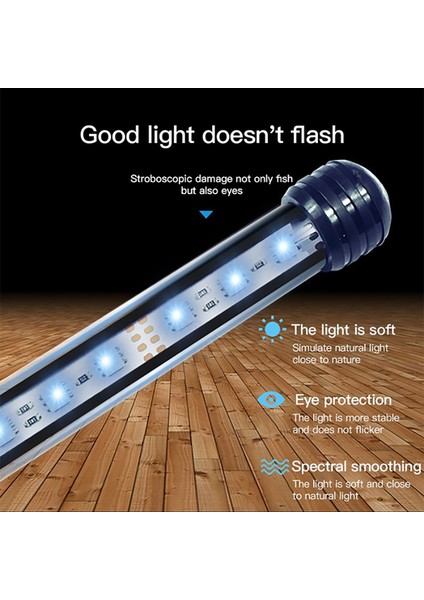 T11 Stili Su Altı Balık Lambası LED 220V Avrupa Güç Akvaryum Işığı Su Geçirmez Balık Tankı Işık Akvaryum Dekor Aydınlatma Bitki Lambası (Yurt Dışından) fırsatları