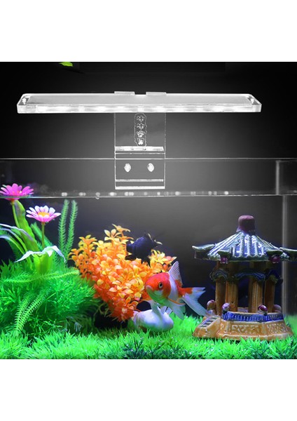 Beyaz Stil LED Akvaryum Lambası Bitki Işığı Tank Kalınlığına Uygun Akvaryum Askı Lambası - Doğrudan Kutuya Kurulabilir (Yurt Dışından) fiyatları