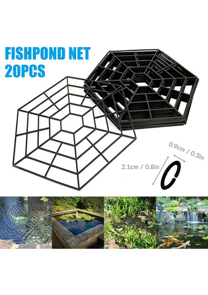 Beyaz Stil Yüzen Gölet Koruyucu Plastik Ağ Balık Kafesi Kafes Kapak Kuş Zararlıları EIG88 (Yurt Dışından) fiyatları